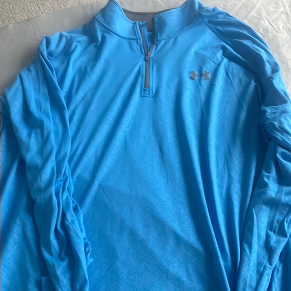 Under Armour Light Blue Performance Pullover